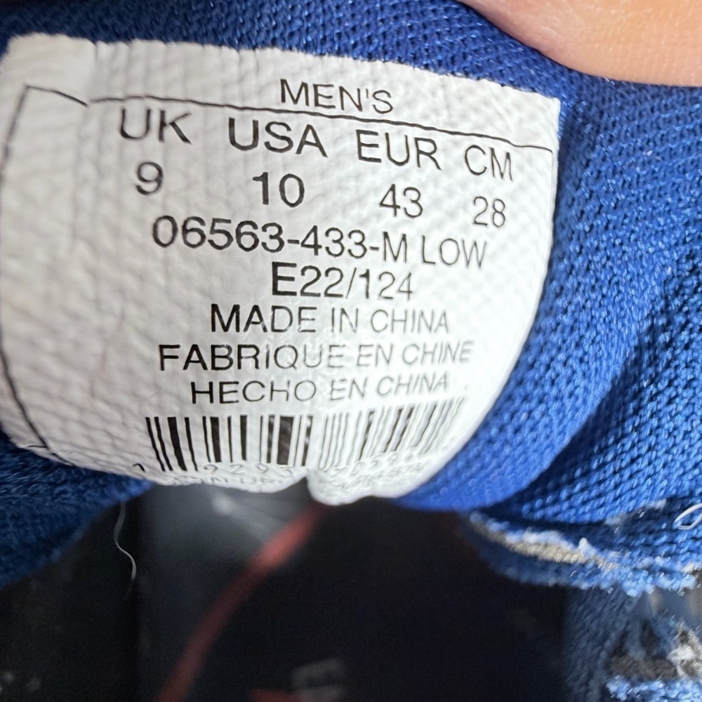 Men's Blue Athletic Running Shoes - Picture 6 of 7